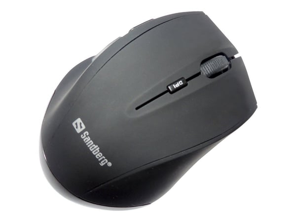 Sandberg Pro - Mus - 5 knapper - trådløs - 2.4 GHz - USB trådløs mottaker