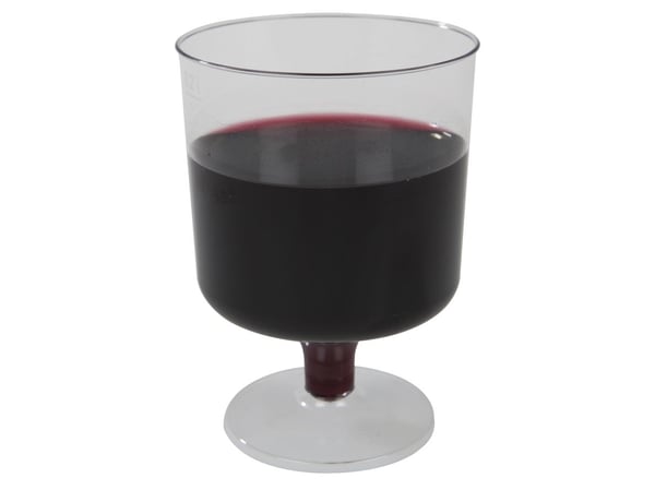 Rödvinsglas på fast fot PS 23cl, 20cl klar 10st/ps - (10 st.)