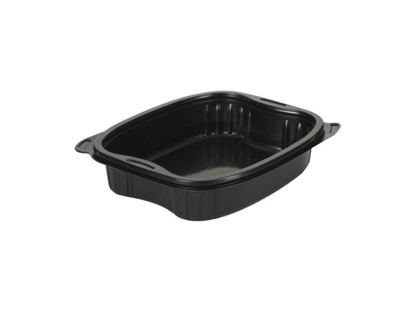 Bakke Bistro 700 ml 190x155x41 mm PP sort,6 ps x 50 stk/krt