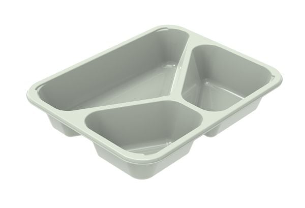 Bricka 3-fack C 2227-3F 227x178x43 mm 545/280/200 ml Evolve CPET, 420 st/fp