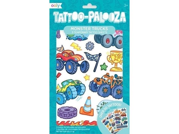 Removable tattoos Tattoo Palooza - Monster Truck