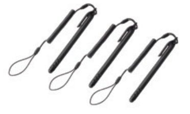 Motorola - Penna för handdator (paket om 3) - för Symbol TC70; Zebra TC52-HC, TC70X, TC75, TC75X, TC77, TC8000 Premium, TC8000 Standard