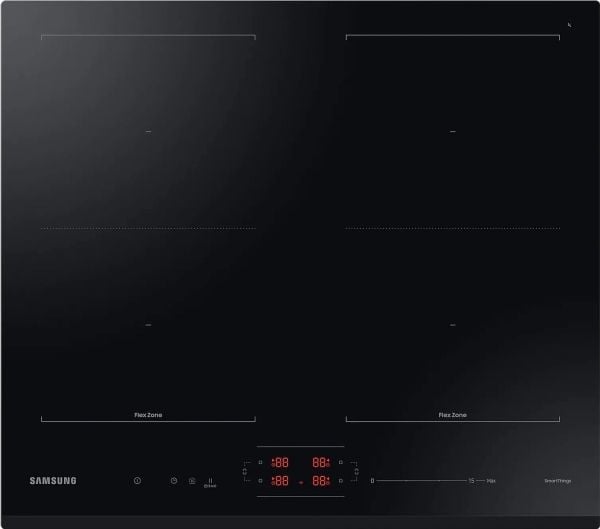 Samsung NZ64B5066GK, Svart, Inbyggd, 60 cm, Zoninduktionshäll, 4 zon(er), 4 zon(er)