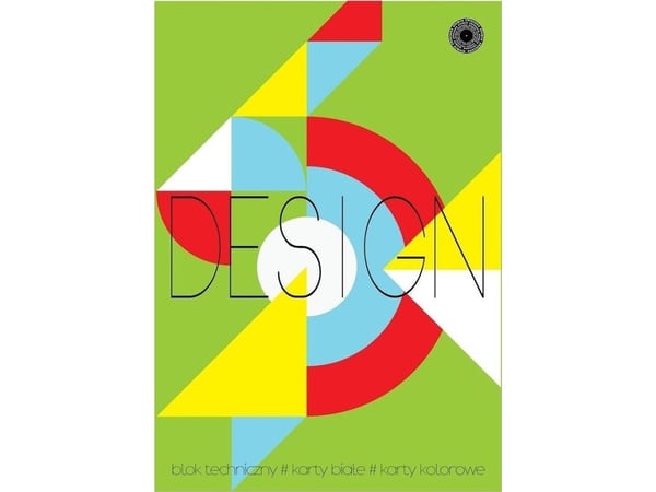 Ziemia Obiecana teknisk blokk A4/20K hvit+fargerikt design (10 stk)