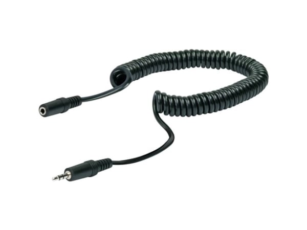 Schwaiger - Hodetelefonsforlengelseskabel - mini-phone stereo 3.5 mm hunn til mini-phone stereo 3.5 mm plugg - 3 m - svart