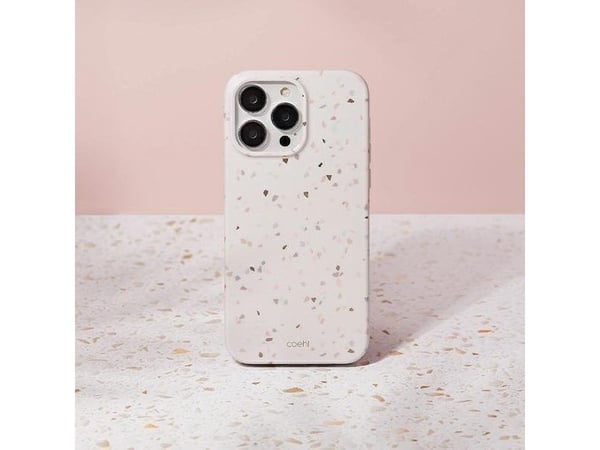 Uniq Coehl terrazzo-deksel til iPhone 14 Pro Max - smelio