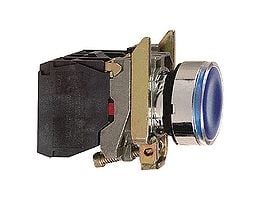 Schneider Electric XB4BW36M5 Lystrykknap 600 V 6 A Tastende (L x B x K) 57 x 30 x 47 mm IP66, IP67, IP69 , IP69K 1 stk 1 stk