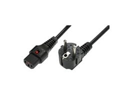 MicroConnect - Strømkabel - CEE 7/7 (han) til IEC 60320 C13 - 1 m - lajittelu