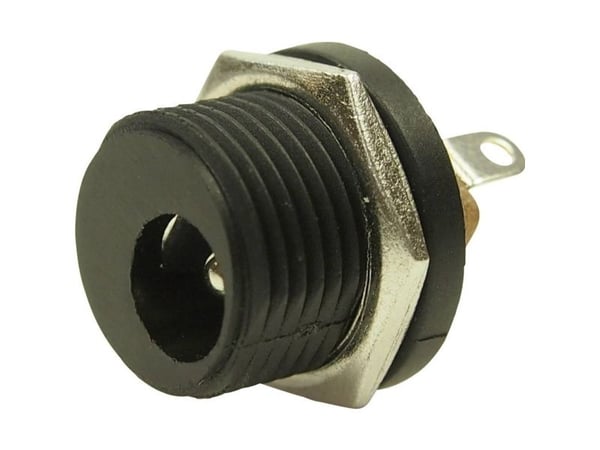 Cliff FC681474 Pienjänniteliitin Liitäntä, uppoasennus pystysuoraan 5,8 mm 2,5 mm 1 kpl