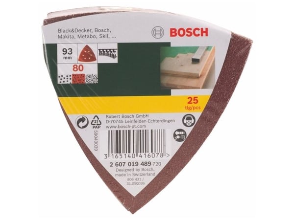 Bosch SLIBEBLAD DELTA K80 25 kpl PL
