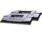 G.Skill Ripjaws V - DDR4 - sett - 16 GB: 2 x 8 GB - DIMM 288-pin - 2666 MHz / PC4-21300 - CL15 - 1.2 V - ikke-bufret - ikke-ECC - strålende sølv