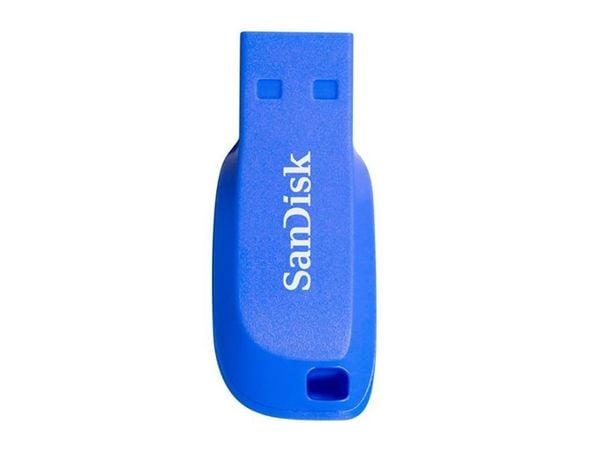 SanDisk Cruzer Blade - USB flash-enhet - 16 GB - USB 2.0 - electric blue