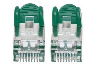 Intellinet 735322, 1 m, Cat6, S/FTP (S-STP), RJ-45, RJ-45, Grønn