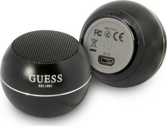 Bluetooth-høyttaler Guess, 3W, svart