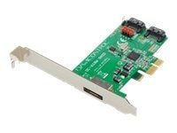 Dawicontrol DC 610e RAID - Diskkontroller - 2 Kanal - SATA 6Gb/s - lav profil - RAID 0, 1, JBOD - PCIe 2.0 x1