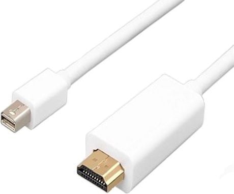 SAVIO CL-83 - Adapterkabel - Mini DisplayPort hann til HDMI hann - 1.8 m - hvit
