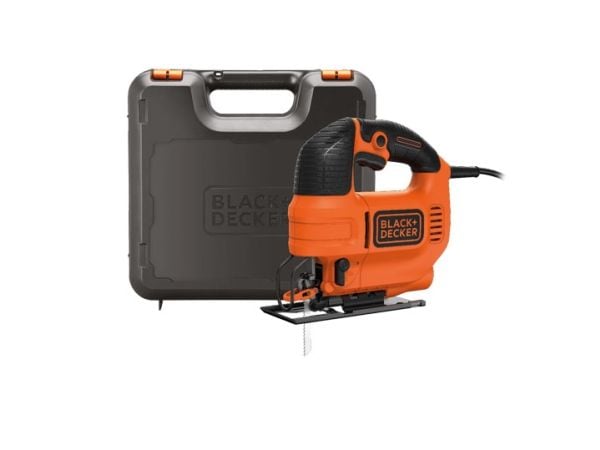 Black & Decker KS701PEK, Toppgrep, Sort, Oransje, 45°, Laminat, Plast, Tre, 3000 spm, 7 cm