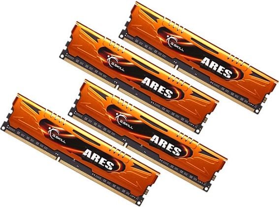 G.Skill ARES - DDR3 - sett - 32 GB: 4 x 8 GB - DIMM 240-pin - 1600 MHz / PC3-12800 - CL10 - 1.5 V - ikke-bufret - ikke-ECC