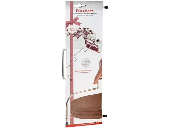 Westmark Simplex-Duo, Kakedeler, Sort, Rustfritt stål, Rustfritt stål, Rustfritt stål, Maskin Vask, 320 mm