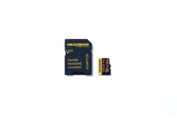 Nextbase - Flashminnekort (microSDXC til SD-adapter inkludert) - 128 GB - Video Class V30 / UHS-I U3 - microSDXC