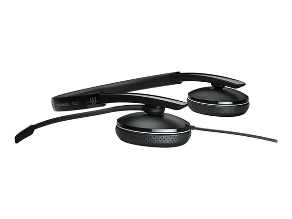 EPOS ADAPT 165 USB-C II - ADAPT 100 Series - hodesett - on-ear - kablet - 3,5 mm jakk, USB-C - svart - Optimert for UC
