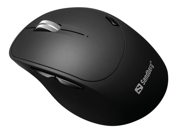 Sandberg Pro - Mus - optisk - 6 knappar - trådlös - 2.4 GHz, Bluetooth 4.0, Bluetooth 5.0 - trådlös USB-mottagare