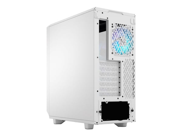Fractal Design Meshify Meshify 2 Compact - Mid tower - ATX - sidepanel med vindu (herdet glass) - ingen strømforsyning (ATX) - hvit TG-klar fargeto...