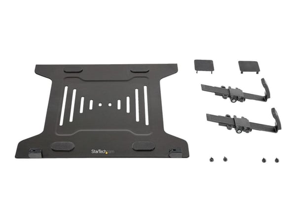 Startech VESA Laptop Tray, Adjustable Monitor Arm Laptop Tray Secures Notebooks up to 4.5kg (9.9lb), 75x75 & 100x100 VESA Holes, Ventilated, Compat...