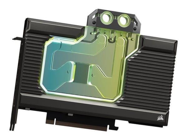 CORSAIR Hydro X Series XG7 RGB 30-SERIES - Video card GPU liquid cooling system waterblock - forniklet kobbersokkel - svart - for NVIDIA GeForce RT... CORSAIR Hydro X Series XG7 RGB 30-SERIES - Video card GPU liquid cooling system waterblock - forniklet kobbersokkel - svart - for NVIDIA GeForce RT...