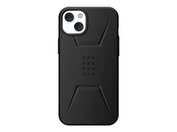UAG Rugged Case for iPhone 14 Plus [6.7-in] - Civilian for MagSafe Black - Baksidedeksel for mobiltelefon - robust - MagSafe-samsvar - polykarbonat...