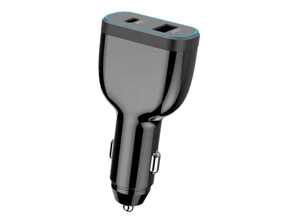 CoreParts USB-C Car Charger, Sisätila, USB, 5 V, 4 A, Musta