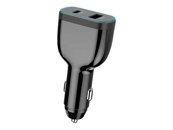 CoreParts USB-C Car Charger, Sisätila, USB, 5 V, 4 A, Musta