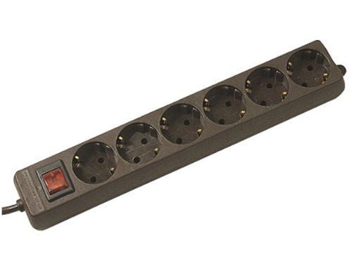 Bachmann Selly, 6 AC-pistorasia(a), 16 A, 3680 W, Musta, 1,5 m, 20 kpl