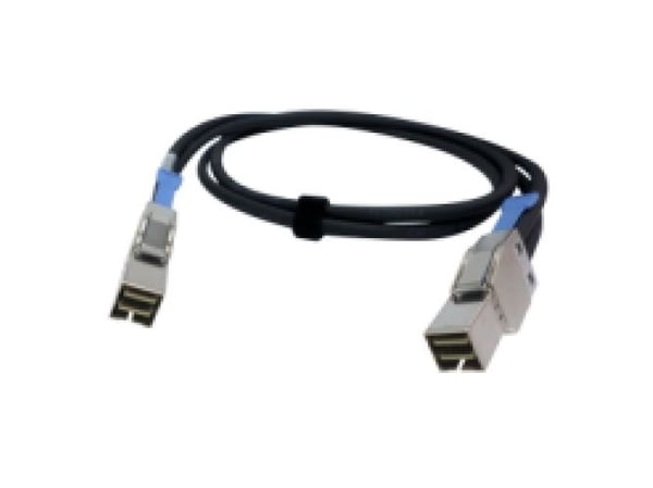 QNAP CAB-SAS10M-8644 - SAS ekstern kabel - SAS 12Gbit/s - 36 pin 4x Mini SAS HD (SFF-8644) (hann) til 36 pin 4x Mini SAS HD (SFF-8644) (hann) - 1 m...