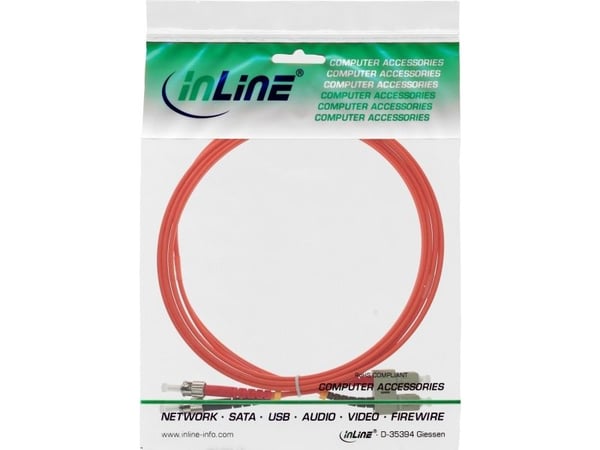 InLine 82502, 2 m, OM2, 2x ST, 2x SC