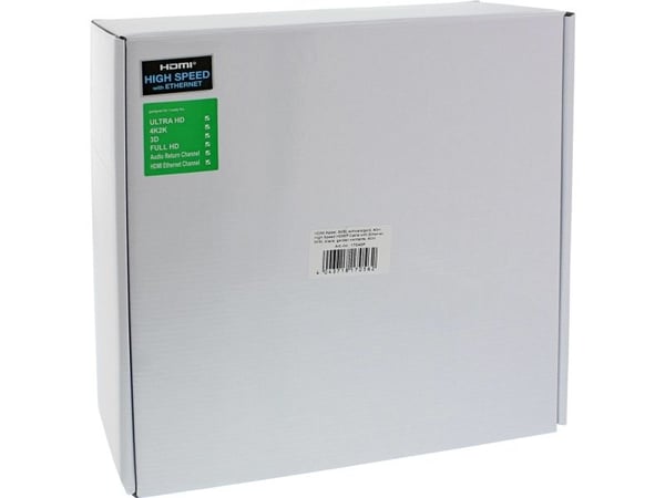 InLine 4043718154142, 30 m, HDMI Typ A (standard), HDMI Typ A (standard), 3D kompatibilitet, Svart