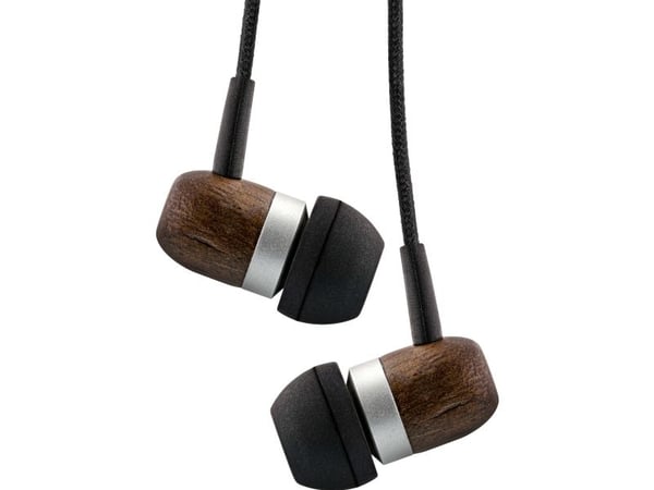 InLine 55357, Koblet med ledninger (ikke trådløs), 20 - 20000 Hz, Samtaler/musikk, 21 g, Hodetelefoner, Valnøtt