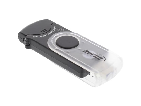 InLine 4043718213924, MMC, MMC Mobile, MMC+, MicroSD (TransFlash), MicroSDHC, MicroSDXC, SD, SDHC, SDXC, Sort, 5000 Mbit/s, USB 3.2 Gen 1 (3.1 Gen ...