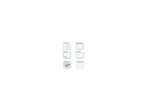 InLine 57830I, HDMI, Sort, 1920 x 1080 piksler, 2,75 kg, 437 x 205 x 43 mm, 110 mm