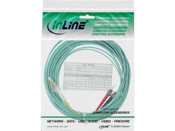 InLine 0,5m LC/ST OM3, 0,5 m, OM3, LC, ST