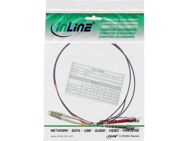 InLine 0,5m LC/ST OM4, 0,5 m, OM4, LC, ST