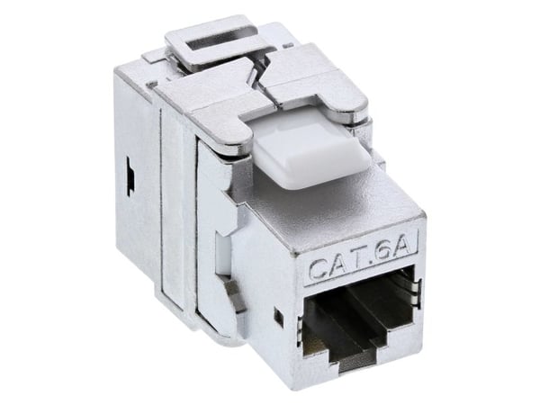 InLine 76202D, Flat, Sølv, RJ-45, LSA, Hunkjønn, Hunkjønn