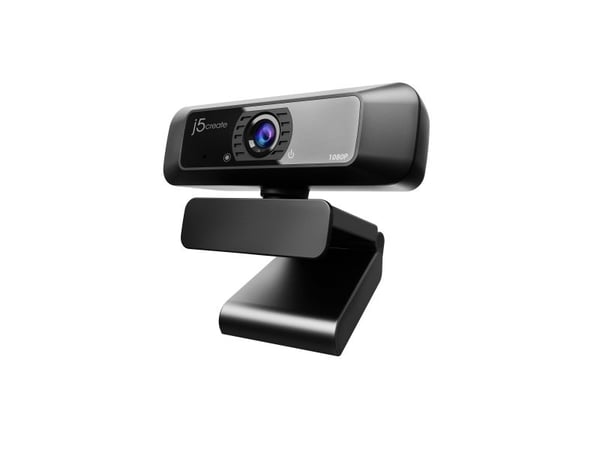 j5create JVCU100-N USB™ HD -verkkokamera 360°-kierrolla, 2,07 MP, 1920 x 1080 pikseliä, Full HD, 30 fps, 640x480@30fps, 1280x720@30fps, 1920x1080@3...