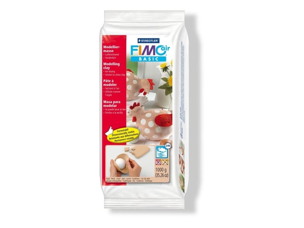 Staedtler FIMO air basic 8101, Modelleringsleire, Beige, 1 stykker, 1 farger, 24 timer, 1 kg