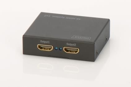 DIGITUS DS-46304 - Video/lyd-splitter - 2 x HDMI - stasjonær