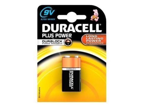 Duracell Plus Power batteri, 6LR61, 9 V, 1 stk.