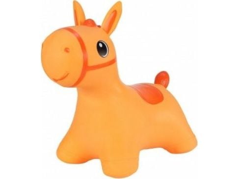 Hoppende hest oransje trekkeske i papp