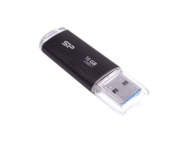 SILICON POWER Blaze B02 - USB flash-enhet - 16 GB - USB 3.0/USB typ C - svart