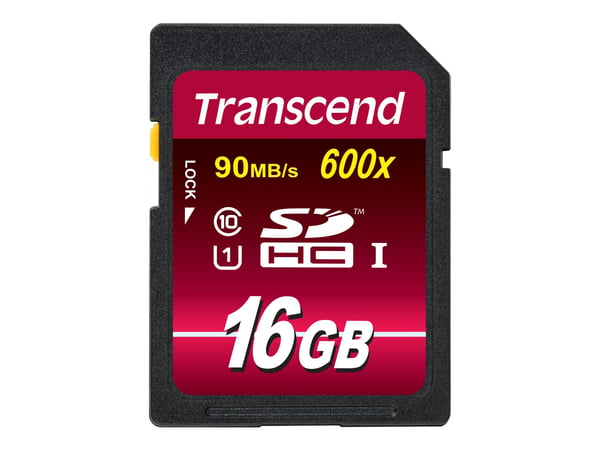 Transcend - Flashminnekort - 16 GB - Class 10 - SDHC UHS-I