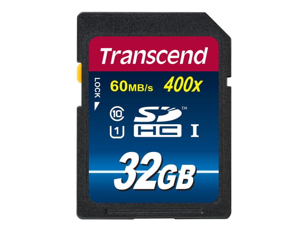 Transcend SDHC Class 10 UHS-I (Premium) - Flashminnekort - 32 GB - UHS Class 1 / Class10 - SDHC UHS-I